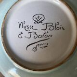 Small antique plate from Blois – ermine decoration – Émile Balon