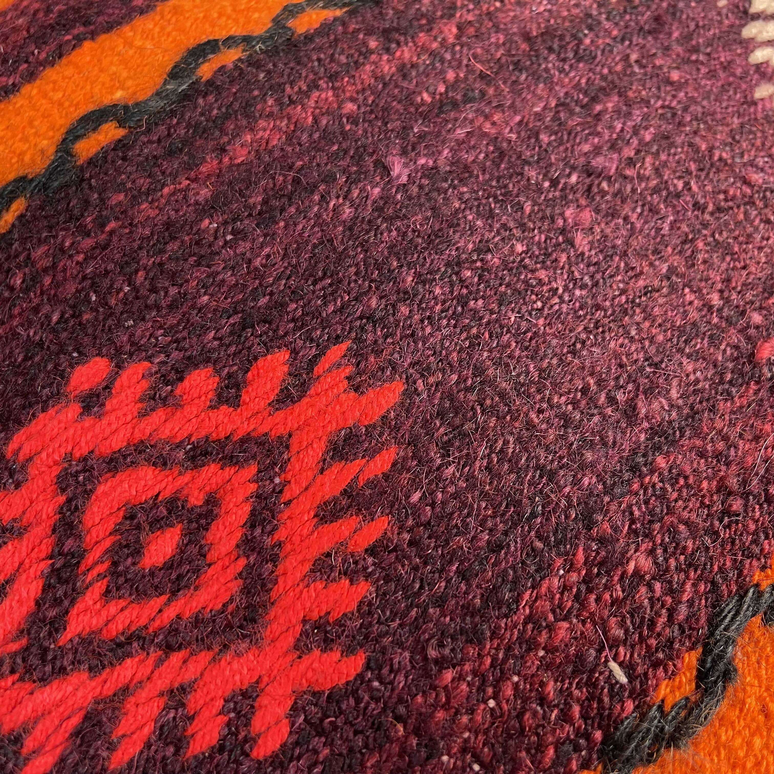 Vintage turkish kilim cushion cover 40x40cm