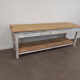 Work table with 2 shelves