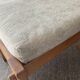 Vintage wooden Ottoman from the 70s