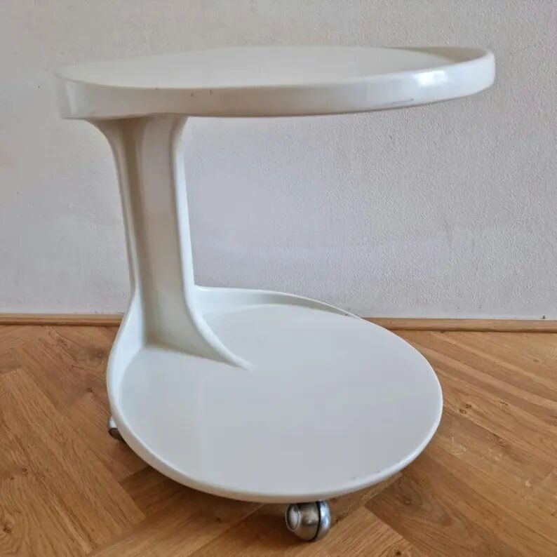 Midcentury Rare Side or Serving Table, Space Age Style, Italy, 1970s