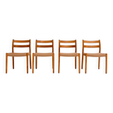 Set of 4 model 84 chairs by Niels Otto Møller, 1960s