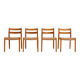 Set of 4 model 84 chairs by Niels Otto Møller, 1960s