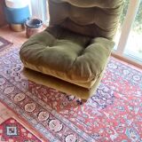 Fauteuil velours des années 60/70 en parfait état