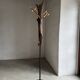 Standing Coat Rack with Hazel Branch Hooks