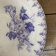 Assiettes en terre de fer décor Flore , coupelles  anciennes