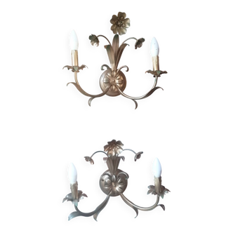Pair of gold appliqués