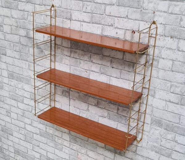 Etagère vintage en acier 1960
