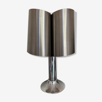 Lampe tout chrome design circa 1970