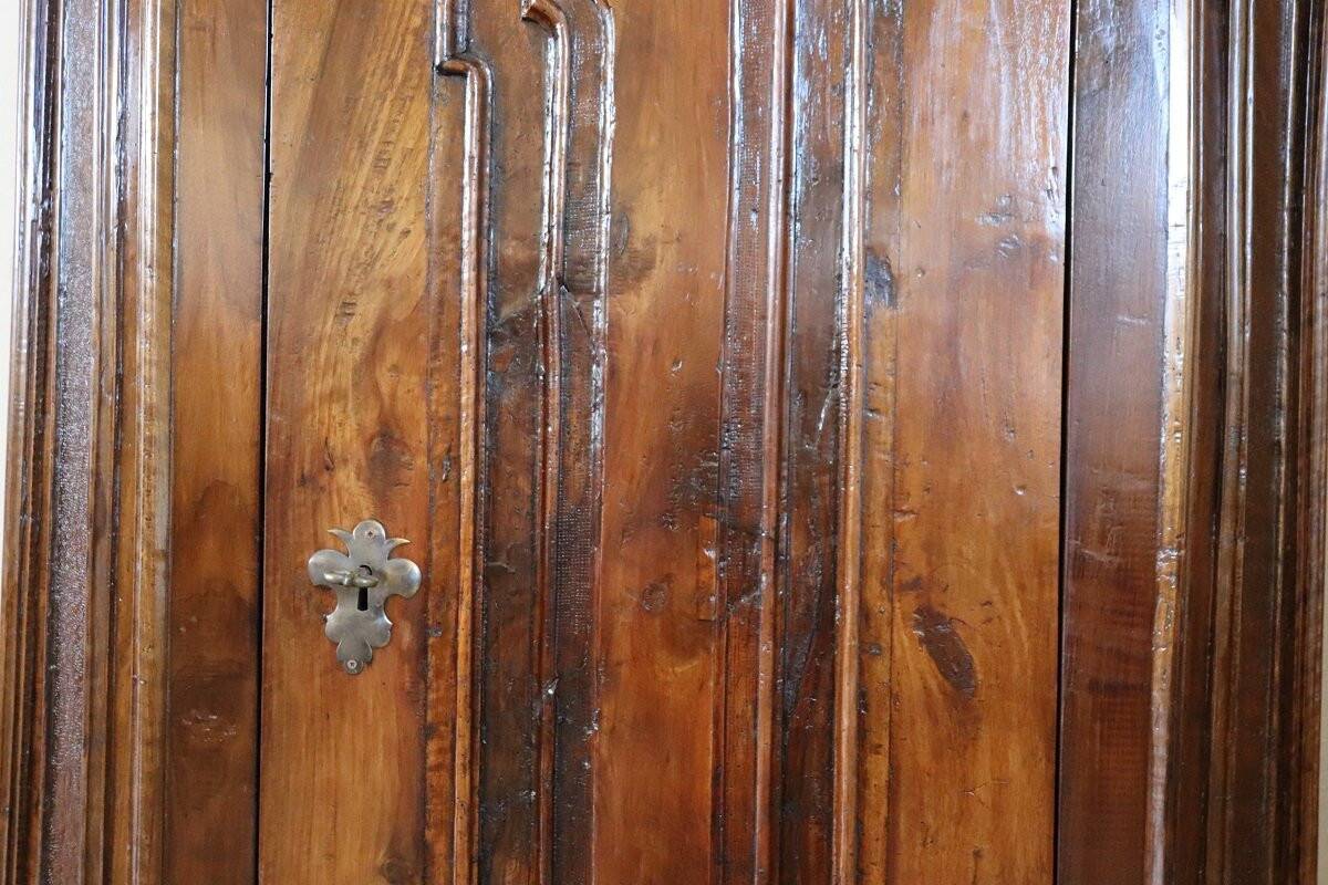 Pair of antique corner cabinets, Italy 17th century restored