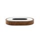 Mid-century olive wood ashtray, Italy ca. 1970