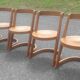 Suite de 6 chaises vintage Baumann modèle Halfa
