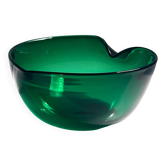 Handmade glass bowl by Glasstorm Scotland - 1950s
