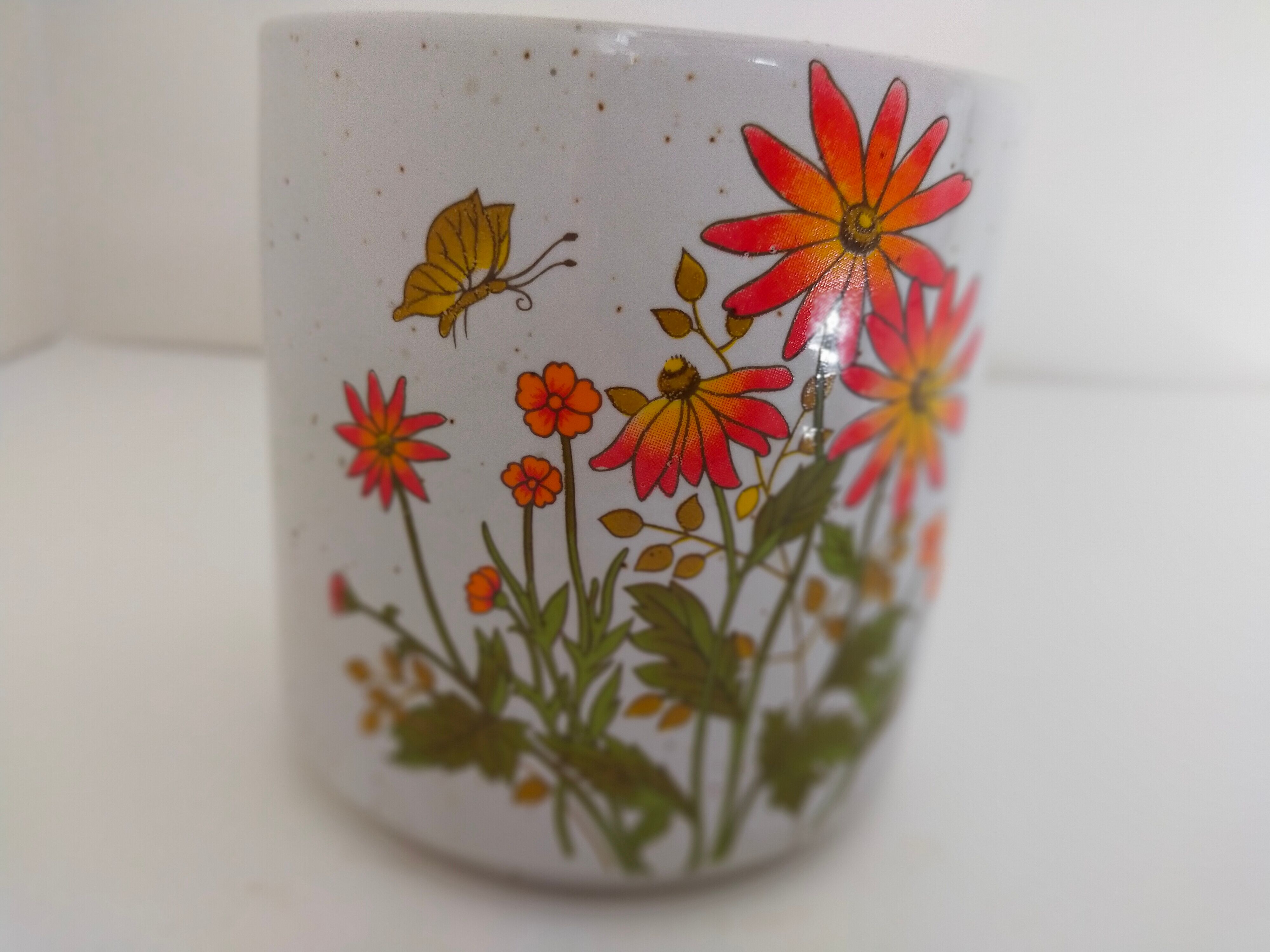 pot or cache stoneware pot decoration flowers