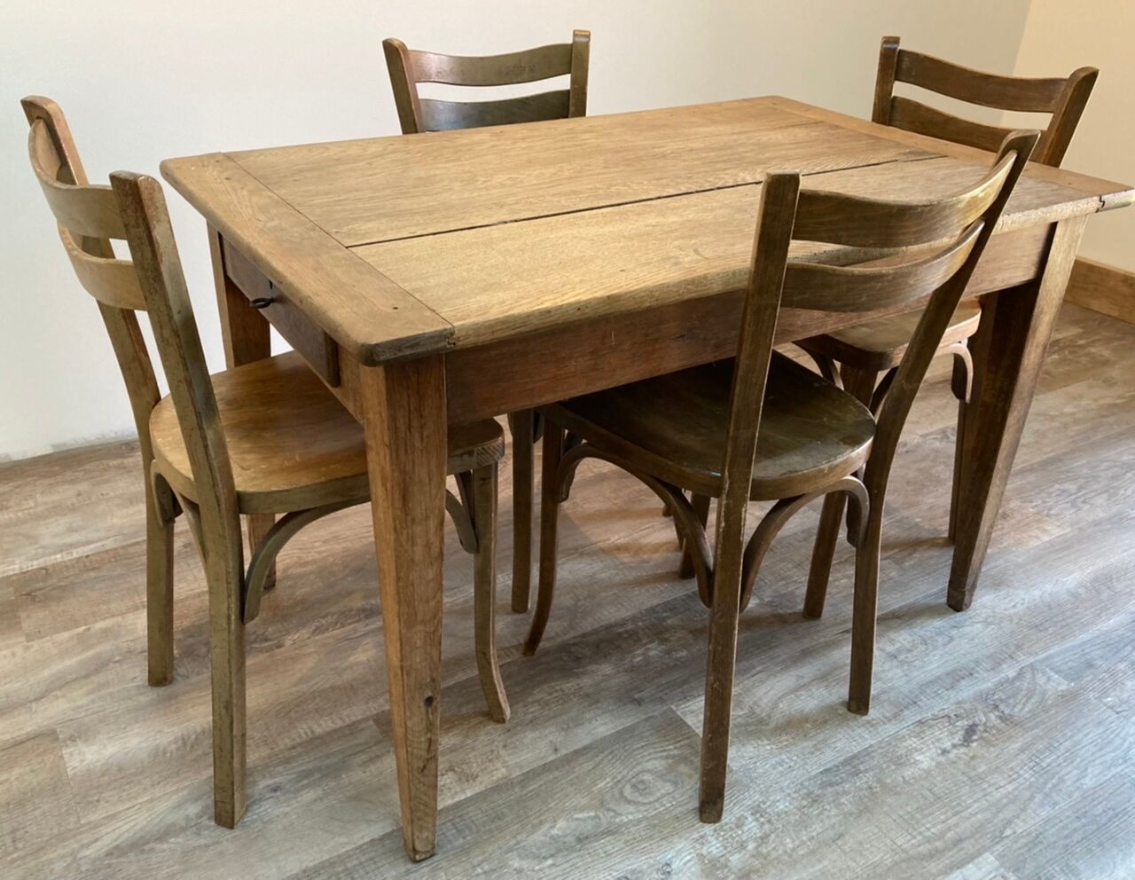 Oak farmhouse table