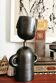 Anthropomorphic ceramic lamp