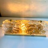 Glass & Brass wall sconces design by Carl Fagerlund for Orrefors /Lyfa