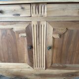 Low walnut sideboard