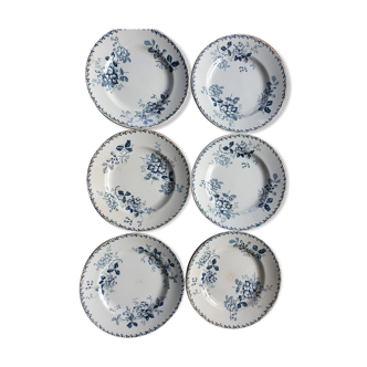 Set of 6 Plates Saint Amand