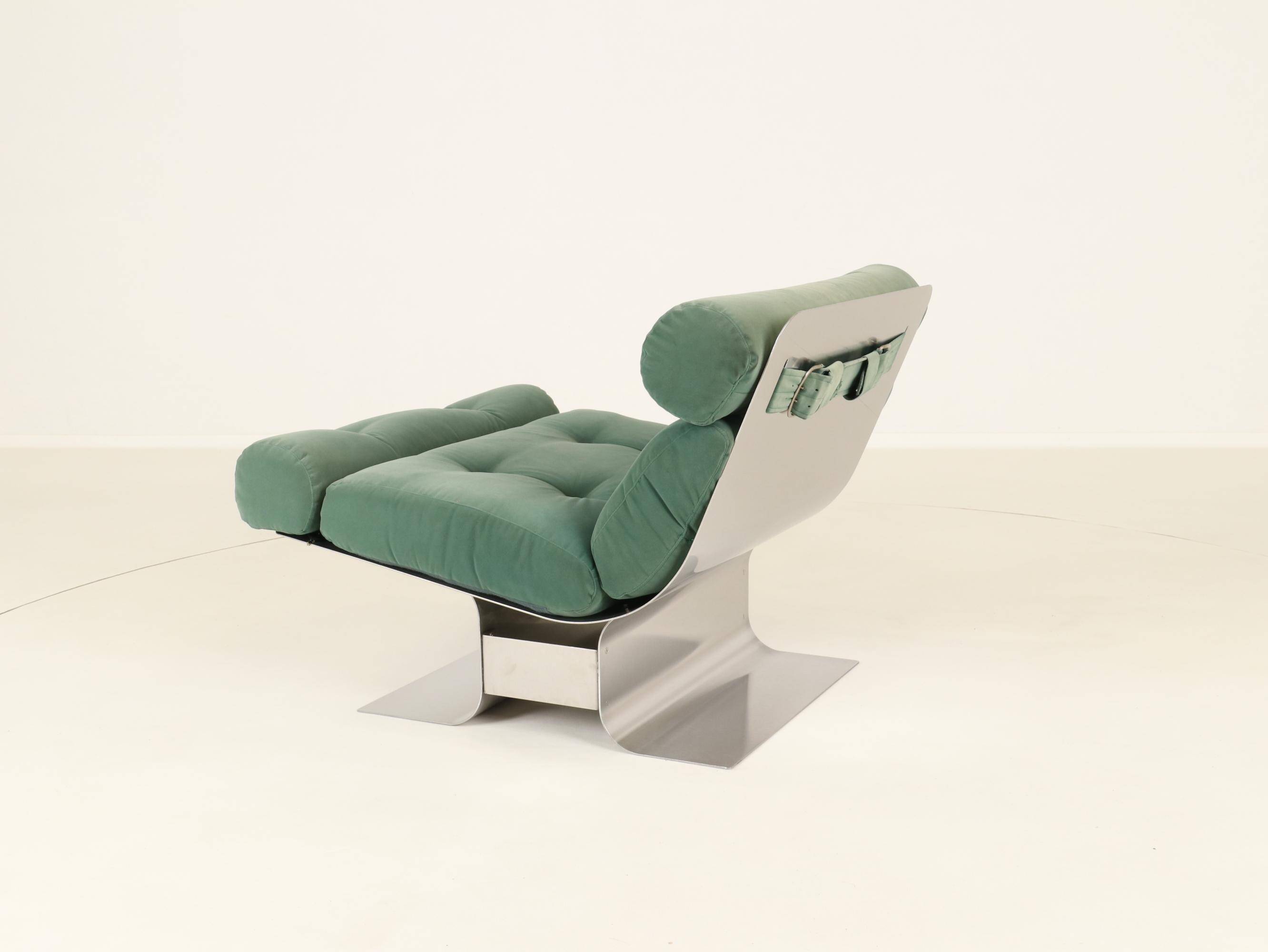 Rare Lounge Chair by François Monnet for Kappa, France, 1970s