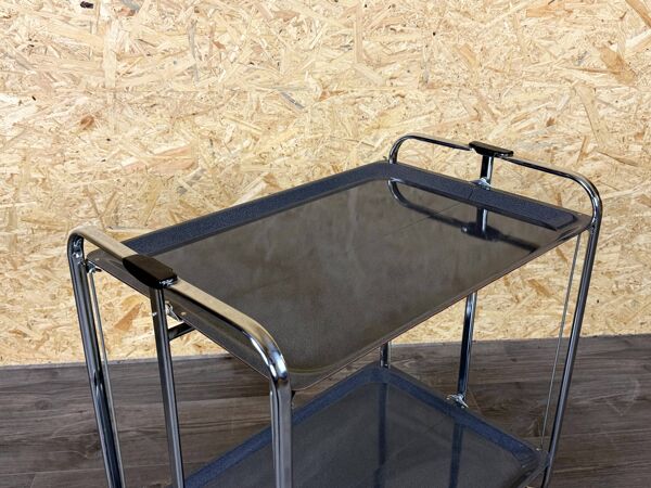 1960s 1970s Serving Cart Dinette Space Age in Metal Plastic