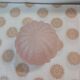 Old pale pink pressed glass globe