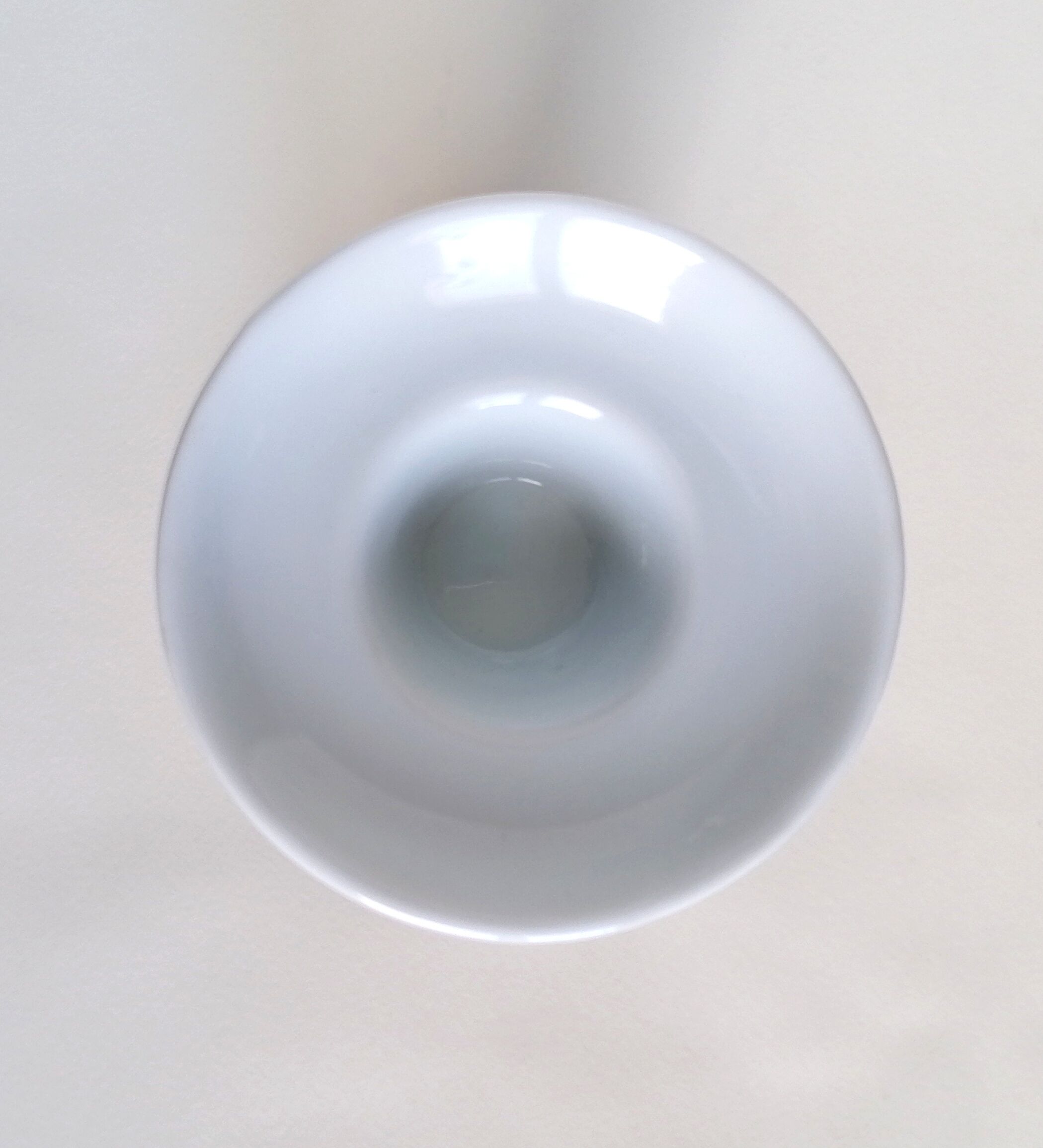 Limoges white porcelain bougeoir