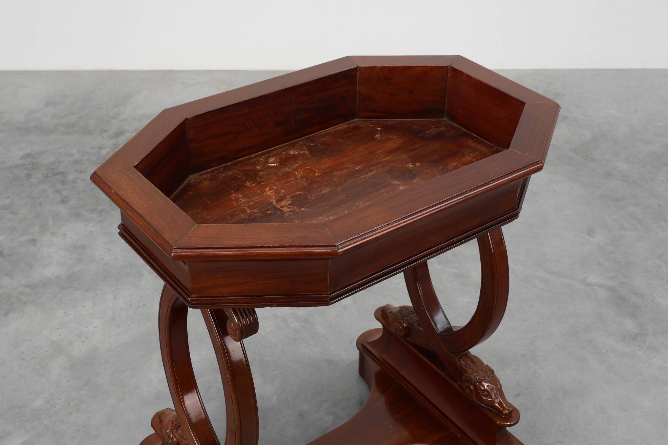 Biedermaier planter in wood, Germany ca. 1830