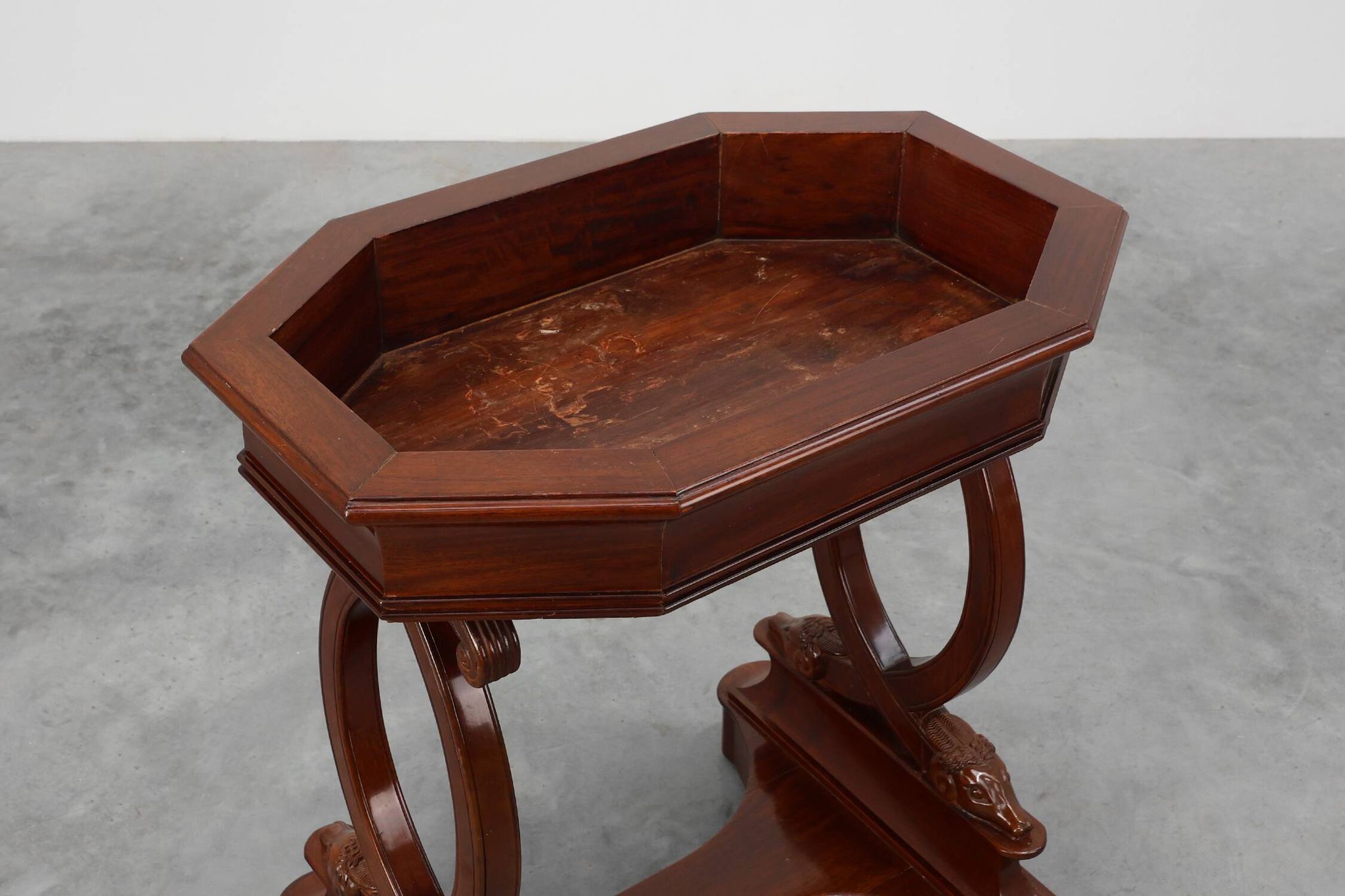 Jardinière Biedermeier en bois, Allemagne vers 1830