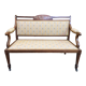 Louis XVI style marquetry bench
