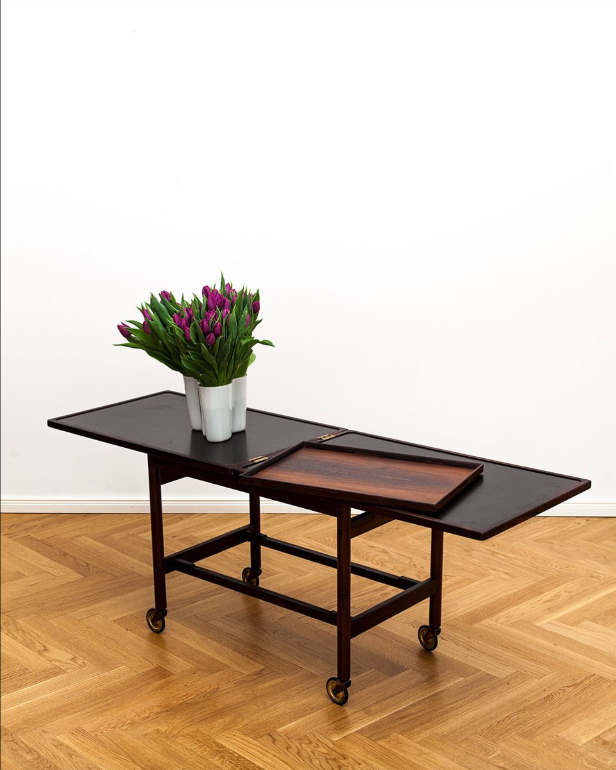 Mid-Century Danish Rosewood Trolley by Kurt Ostervig for Jason Møbler