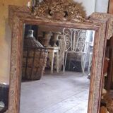 Louis XV style gilded mirror 78x111cm