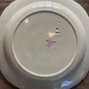 Plat rond en terre de fer HBCM Récamier