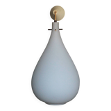 Vintage pendant light, white opaline water drop pendant light, opaline chandelier