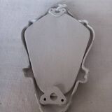 Small patinated baroque mirror