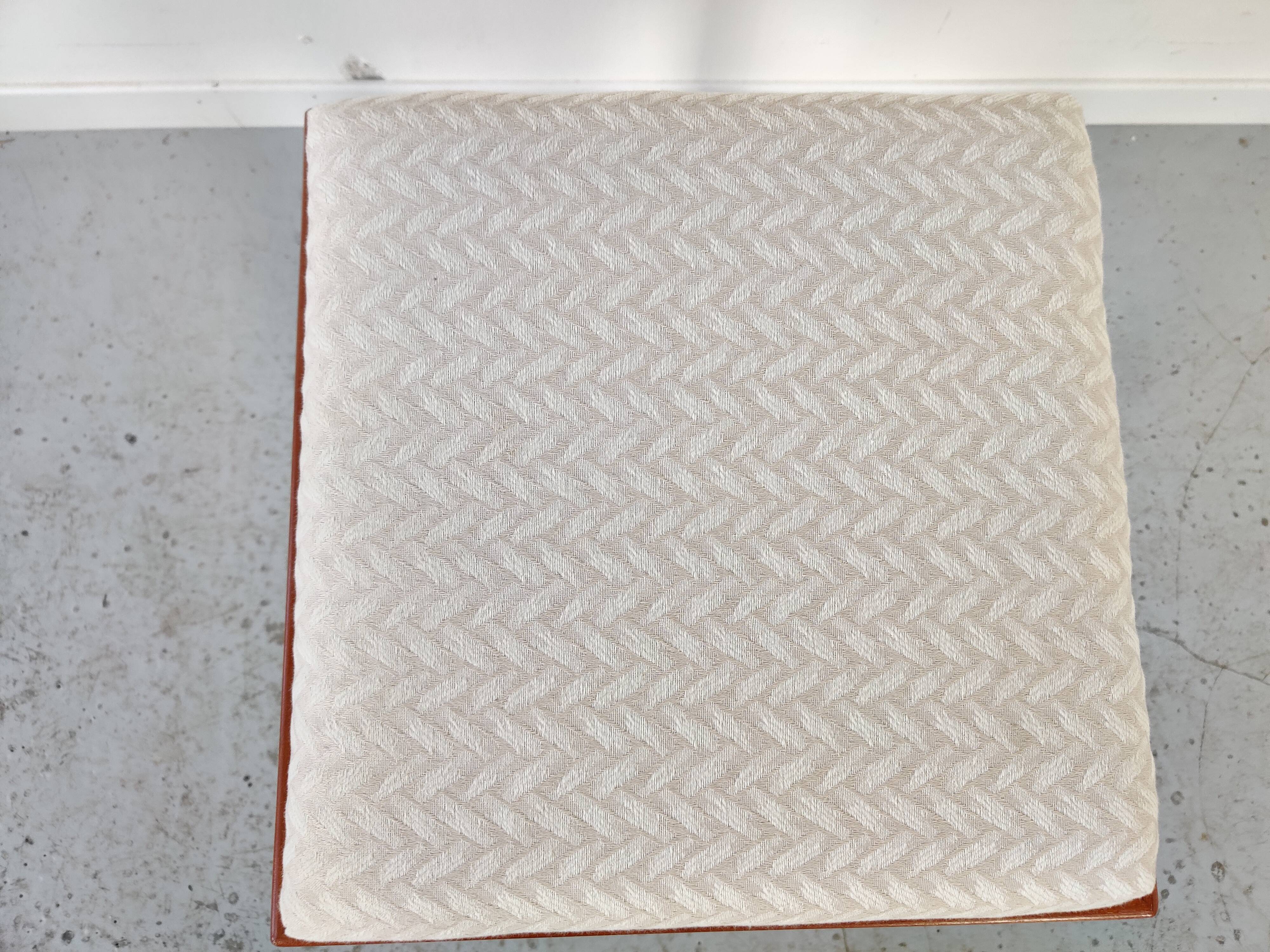 Scandinavian teak stool, 70s