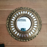 Brass mirror  - 26cm