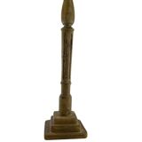 Patina wooden baluster lamp base