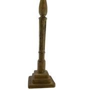 Patina wooden baluster lamp base