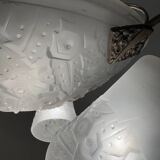 Lustre Art Déco verre Muller Frères