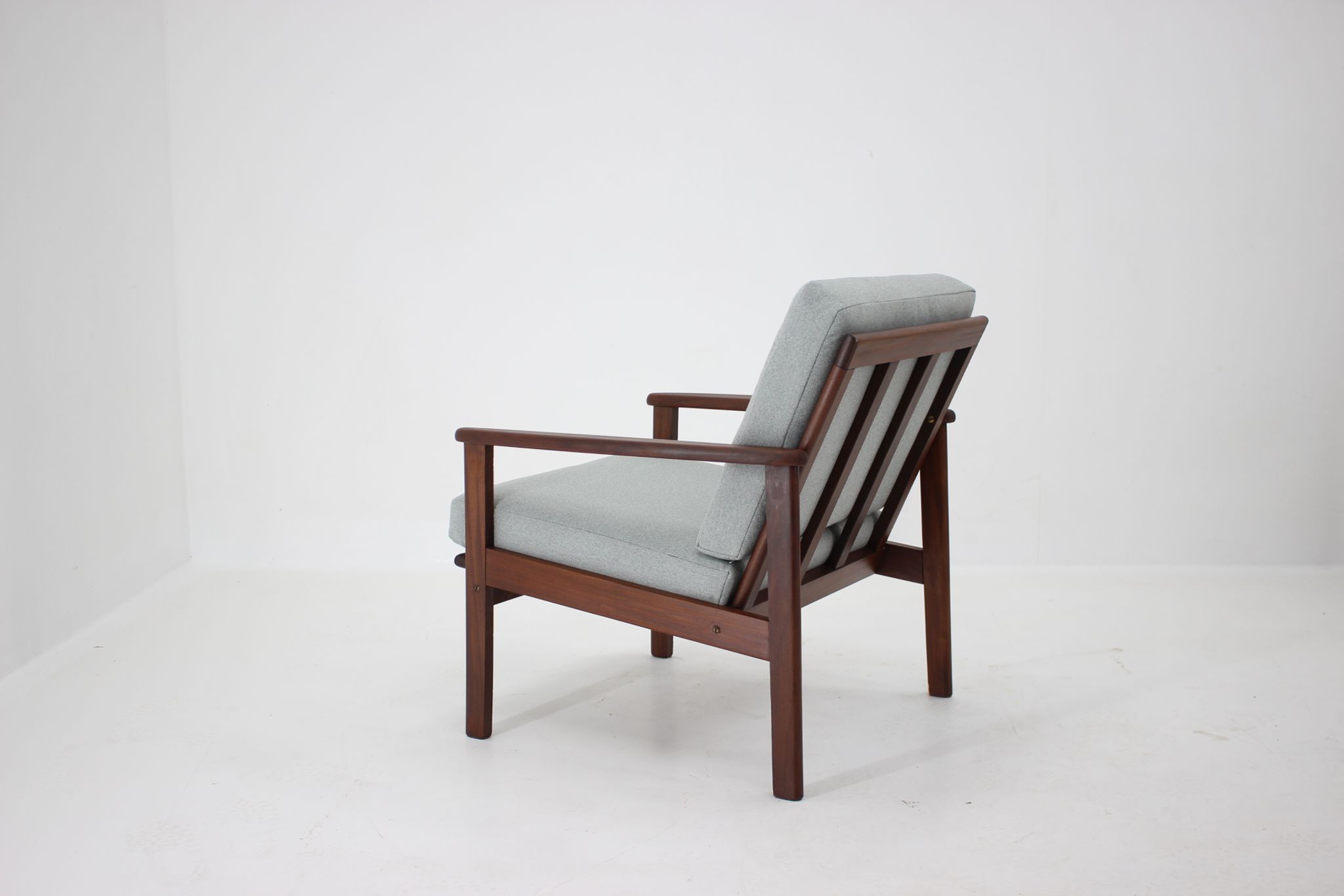 Fauteuil en hêtre danois des années 1960