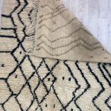 Handmade Moroccan Berber carpet 224 x 127 CM