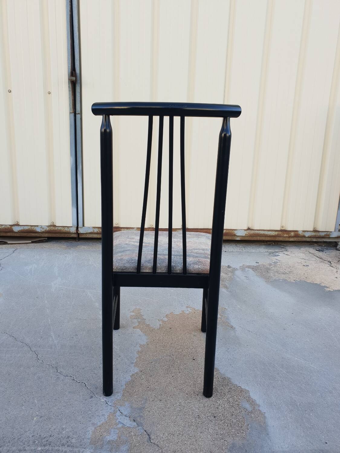 Series of 4 designer chairs 1980