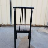 Série de 4 chaises design 1980