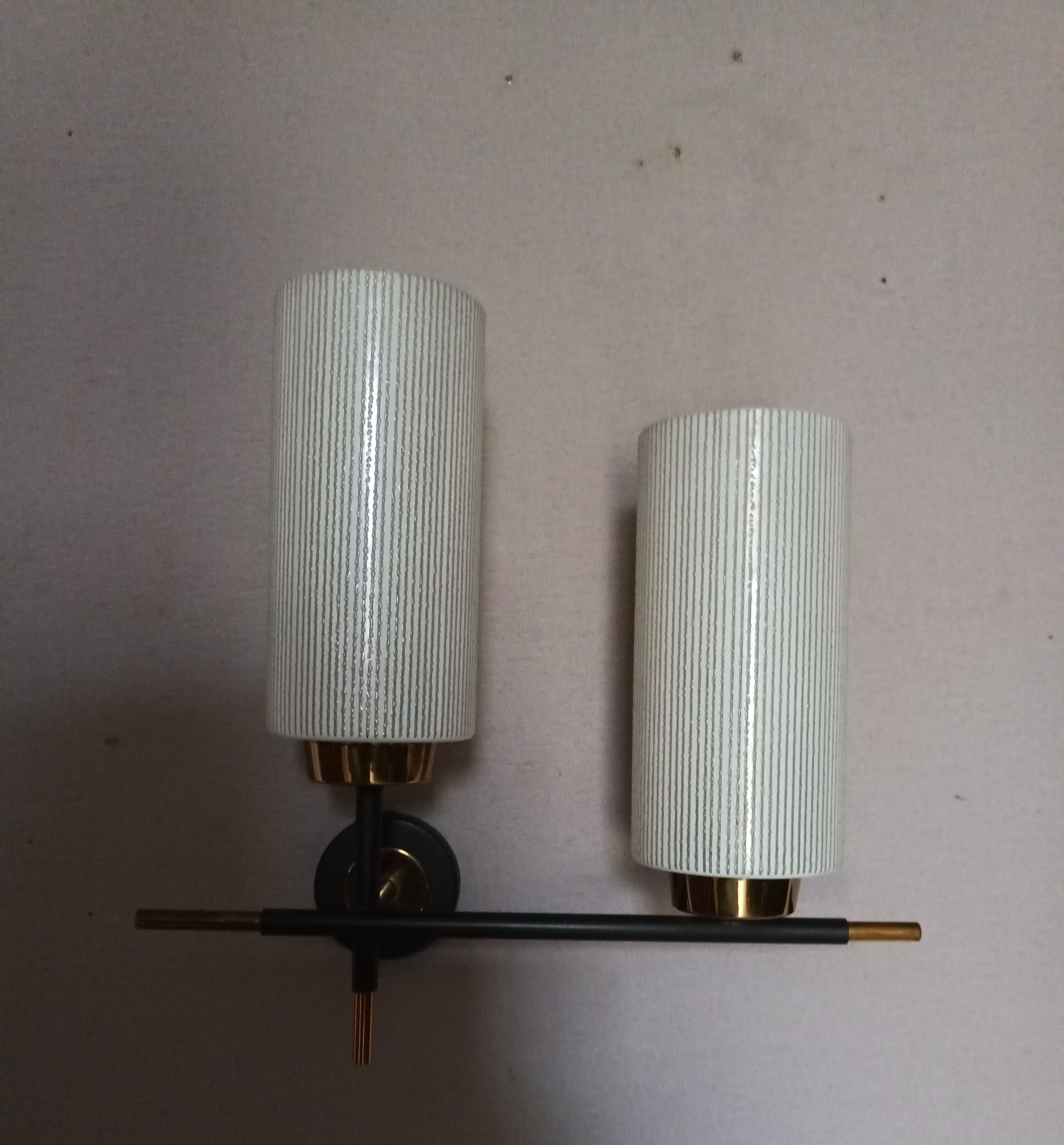 Double wall lamp from the house arlus, 60s