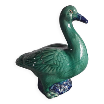 Large vintage ceramic duck