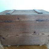 Old solid pine chest