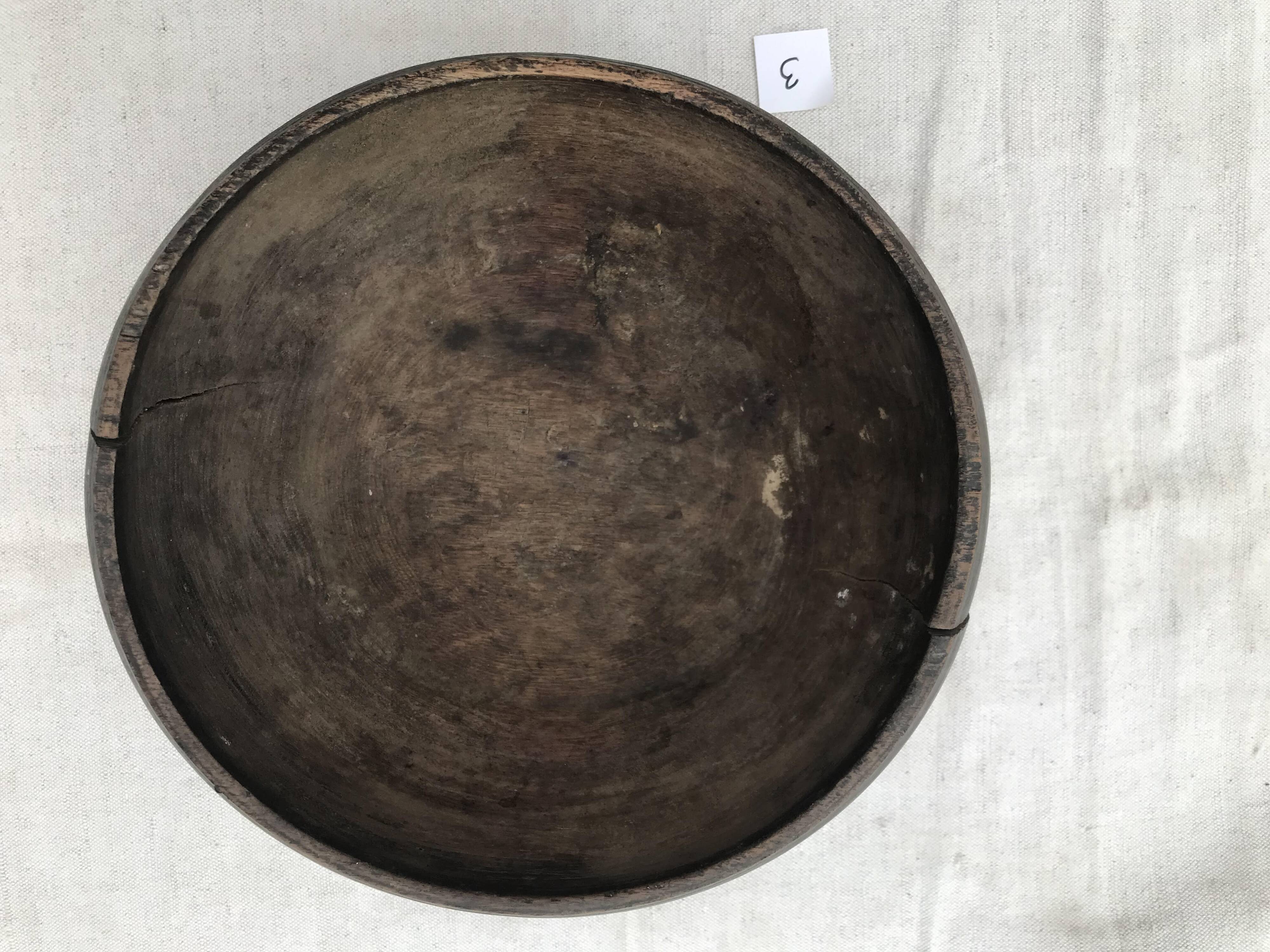 Antique wooden bowl