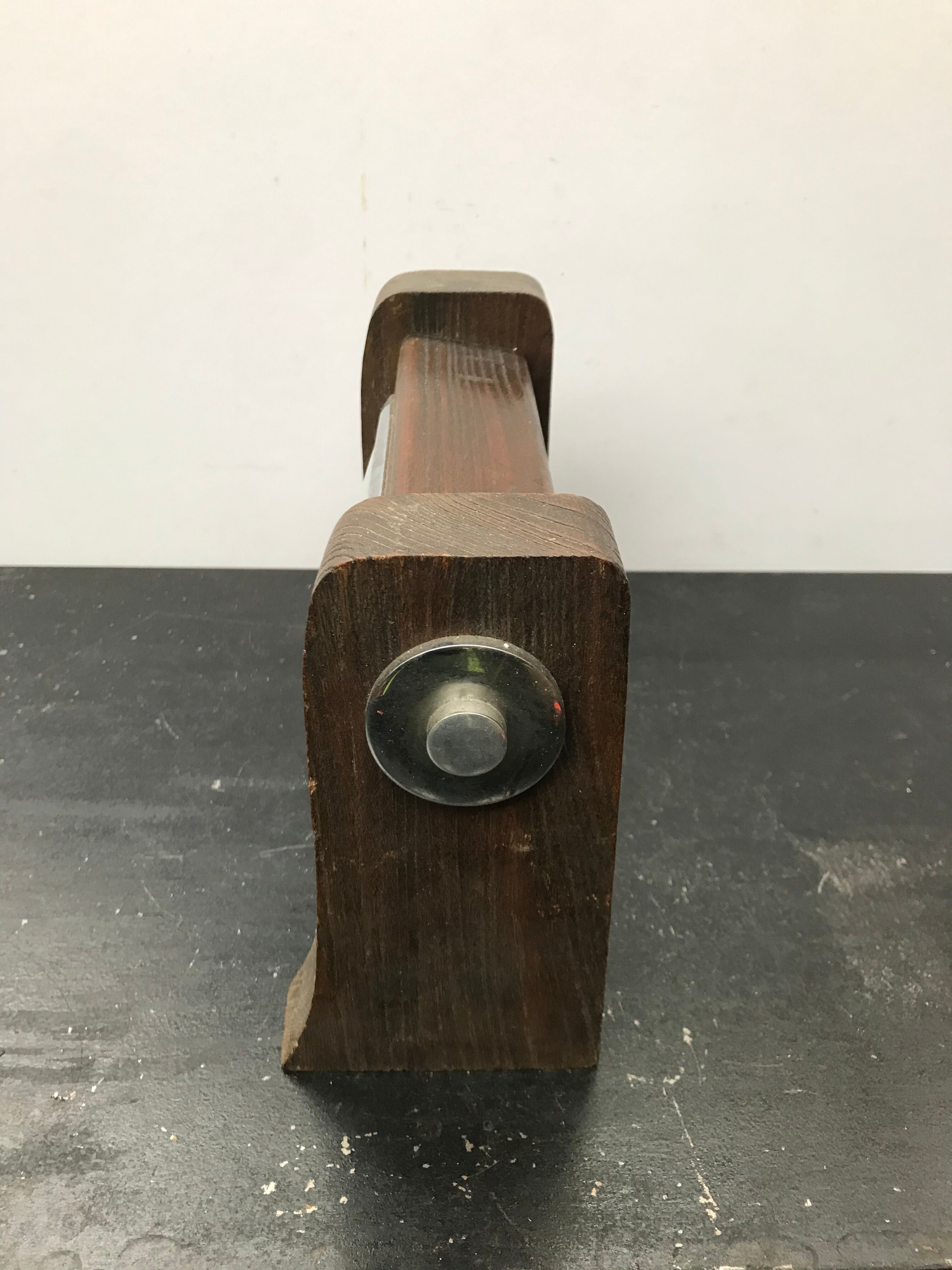 Bayard table pendule clock 8 days wood - vintage chromé metal