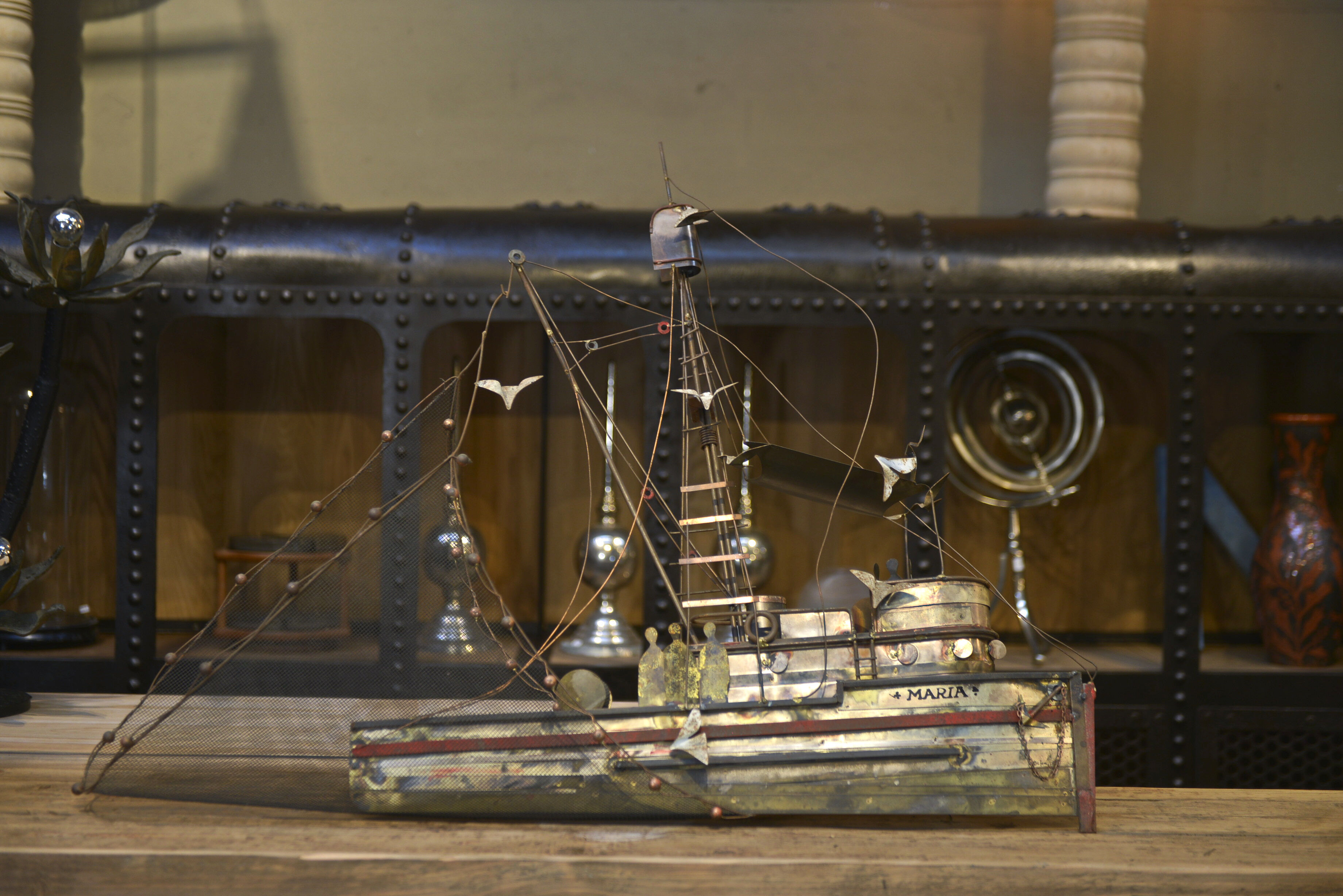 Brass Boat 1995 by Curtis Gere